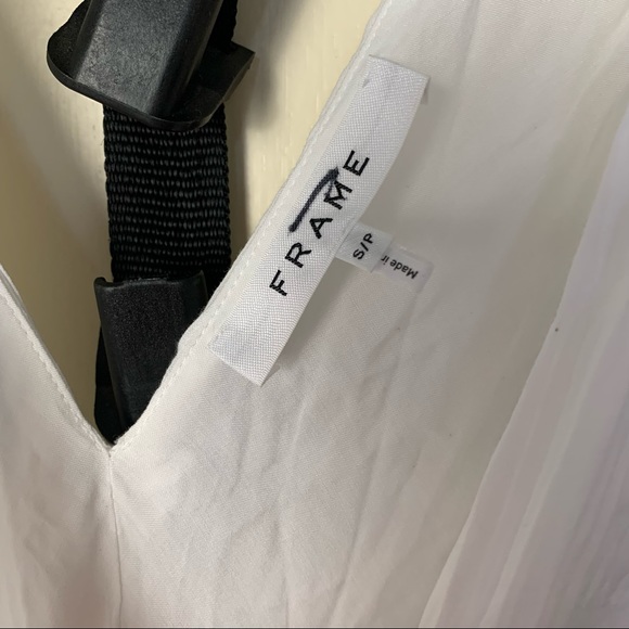 Frame v neck savannah sundress white-size s - Picture 7 of 8